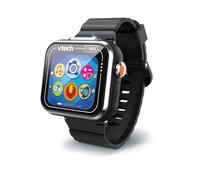 VTech - Kidizoom Smartwatch MAX Negro, Reloj Inteligente para niños, Doble cámara de Fotos, vídeos, Juegos, Pantalla táctil Horizontal, Versión ESP
