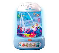 VTech - Lámpara proyector para mesita, Proyector para relajar y calmar a tu bebé, Amplia Variedad de contenidos Audio, Sonidos de la Naturaleza, Nanas y Dulces melodías, Mando a Distancia (80-532822)