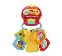 VTech Le Mie Prime Llaves 3 en 1, Sonajero Interactivo con Sensor de Movimiento, Sonajero para Bebé con Botón Luminoso, Juego Bebé con Melodías y Frases, Idioma Italiano, Pilas Incluidas, 0-36 Meses