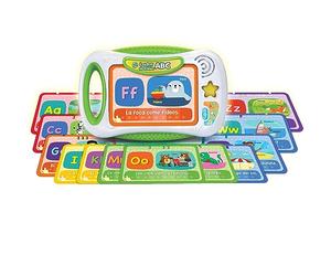 VTech Leapfrog Lector electrónico ABC Toca y descubre, Juguete Interactivo para niños +2 años, Aprende a Leer, Vocabulario en inglés, Versión ESP
