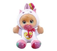 VTech Little Love - Dulce Unicornio, Muñeca interactiva Que Habla y enseña los Colores, pulsando su barriguita podrás Escuchar qué cuidados Necesita y Aprender sobre su Mundo Animal (3480-526322)