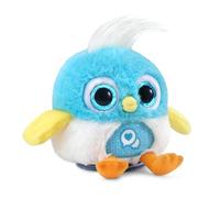 VTech - LoLibirds Lolito Blue, Pajarito Interactivo de Peluche para Colocar en el Hombro, Mascotas Que repiten lo Que Dices, Cantan, Trinan, Regalo para niños 4-10 años, Contenido en Español