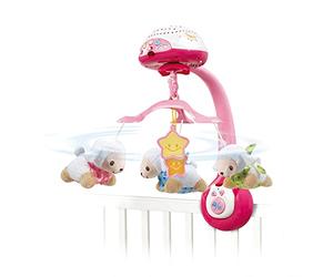 VTech- Lumi Mobile Compte-moutons Móvil, Color Rosa/Blanco (503355)