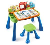 VTech Magic - Mesa interactiva para Aprender, Mesa Infantil multifunción 5 en 1, función proyector, aprende a Escribir y Dibujar, Caballete para niños, Idioma Italiano, 3-6 años