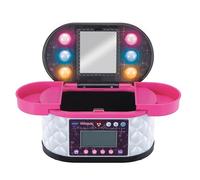 VTech - Maletín Secreto de Maquillaje, Joyero Interactivo, Código Personal, Espejo, Juguete niños +5 años, Color Negro, Pantalla LCD, Actividades mágicas, Bluetooth, Radio, Versión ESP