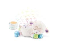 VTech: Manon, Lumi Mouton Starry Night 3 en 1, peluche relajante, peluche relajante, luz nocturna para bebés, música suave, proyección en el techo, ruido blanco, regalo de nacimiento,(idioma francesa)