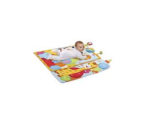 VTech - Mantita Crece y Juega, Manta de Actividades con 3 Divertidas Maneras de interactuar, Panel electrónico Independiente, Incluye sonajero y espejito cucú, medidor extraíble (80-505522)