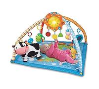 VTech Mantita de Juego cantarín 2 en 1, Manta y Gimnasio de Aprendizaje para bebé con más de 40 Canciones, Frases y melodías, Panel extraíble, Multicolor (80-146422)