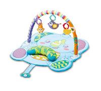 VTech - Mantita multijuegos 3 en 1, Manta de Actividades y Alfombra de Gimnasio para Bebes +3 Meses, Diferentes Formas de Juego, Incluye un cojín y Tres muñecos, Multicolor, versión ESP