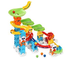 VTech - Marble Rush Beginner Set S200, Circuito de canicas Interactivo y Juguete de construcción para niños +4 años, Versión ESP