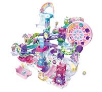 Vtech Marble Rush Fairy Garden Set M500 E I Interactive Motorized Kugelbahn für Kinder I Spielset mit Riesenrad Filzdeko Glitzerkugeln I Geschenk Mädchen Jungen AB 4 Jahre I Lernspielzeug Bauet