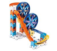 VTech - Marble Rush Fun Fair Set Electronic M200E, Circuito de canicas Interactivo y Juguete de construcción para niños +4 años, Dos norias electrónicas y más Accesorios, Versión ESP
