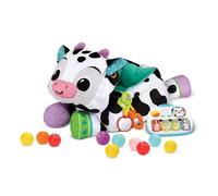 VTech Maxi - Peluche de Piscina de Bolas Musical, Piscina de Bolas para bebé, 3 en 1, Peluche Gigante de Vaca, sensorial y escalable, Piano Luminoso, sonajeros, Regalo para bebé a Partir de 9 Meses
