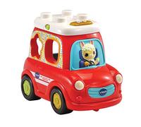 VTech - Mi Coche De Figuras | Juguete para bebé +12 Meses | Vehículo Interactivo con encajables | Más de 60 Canciones, melodías, Frases y Sonidos | Versión ESP | Multicolor