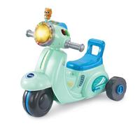 VTech - Mi Scooter de Paseo 2 en 1, Moto Interactiva Andador y Montador, Canciones y Melodías, Enseña Números y Colores, Sensor Movimiento, Regalo Bebés +12 Meses, Versión ESP