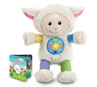VTech - Mi Oveja rimas de Peluche, Interactivo y Musical, Historias y Canciones de Cuna, Libro ilustrado de 4 páginas, Regalo de Nacimiento - Contenido en francés