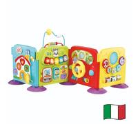 VTech Mi Primer Centro de Actividades, Centro de Actividades 3 en 1 con 2 Canciones y 10 melodías, Desarrollo motricidad Fina, Apagado automático, Idioma Italiano, Pilas Incluidas, 6-36 Meses
