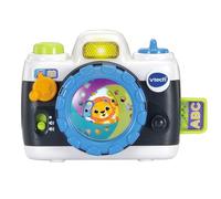 VTech Mi Primera cámara, cámara de Juguete para niños con Sonidos y Flash realistas, Objetivo y Bisel giratorios, Idioma Italiano, Pilas Incluidas, 12-36 Meses