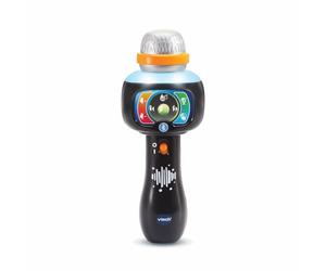 VTech Micrófono Magic Show, micrófono Karaoke para niños con 15 Canciones, 5 filtros de Voz Divertidos, micrófono Bluetooth, Ajuste de Volumen, Idioma Italiano, baterías Incluidas, 2-5 años