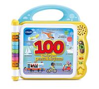 VTech - Mis primeras 100 Palabras Bilingüe Vehículos y Maneras de desplazarse, Libro Educativo ESPAÑOL-INGLÉS para niños +1,5 años, Versión ESP