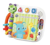 VTech Mis Primeros descubrimientos, Libro Interactivo y sensorial para niños, aprende el Vocabulario, más de 20 Sonidos incluidos, páginas interactivas, Idioma Italiano, Pilas Incluidas, 6-36 Meses