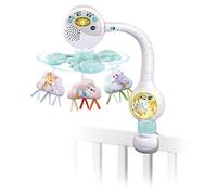 VTech Mobilo Clip de Baby Loulous, Mobile Musical Cuna Bebé, Cochecito y asiento de casco, 3 nubes de peluche, luz nocturna, música suave y sonidos de la naturaleza, regalo de nacimiento - Contenido