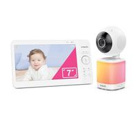 VTech Monitor de Video para bebé con Pantalla LCD a Color de 7 Pulgadas,Vista panorámica 360°,Giro e inclinación con Zoom,Canciones de Cuna y Sonidos relajantes,luz Nocturna Multicolor,VM7468