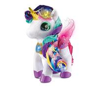 VTech Myla - Juguete de Unicornio Blush and Bloom, Juguete Suave para niños con Accesorios interactivos, Juguete Musical con Sonidos y Canciones para Cantar, Juguete sensorial para niñas y niños a