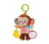 VTech Noé Mono Canterina, sonajero para bebé con sensor de movimiento y corazón luminoso, juego para bebé con más de 50 melodías, frases y sonidos, idioma italiano, pilas incluidas, 3-36 meses