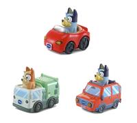VTech - Pack 3 Coches de Bluey y Bingo, Tut Tut Bólidos