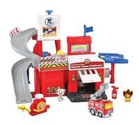 VTech - Parque de Bomberos TutTut Bólidos, Circuito de Coches Interactivo, Playset de Juguete, Incluye Camión de Bomberos, Regalo niños +1 año, Versión ESP