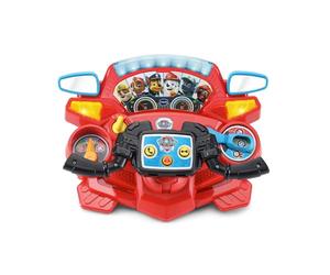 VTech - Patrulla Canina, Misión Piloto 2 en 1, simulador de conducción con Tablero de Instrumentos, Quad de Ryder y camión de Bomberos de Marcus, Regalo para niños de 3 años a 7 años - Contenido en