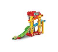 VTech - Pistas de Carreras 4 en 1 TutTut Bólidos, Circuito de Coches Interactivo con Cuatro Modos de Juego y un vehículo Incluido, Multicolor, Versión ESP