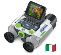 VTech Prismáticos interactivos, prismáticos para niños con 6 Modos de Juego, Pantalla LCD a Color, más de 700 contenidos BBC Integrados, visión Nocturna, Idioma Italiano, Pilas Incluidas, 5-12 años