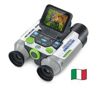 VTech Prismáticos interactivos, prismáticos para niños con 6 Modos de Juego, Pantalla LCD a Color, más de 700 contenidos BBC Integrados, visión Nocturna, Idioma Italiano, Pilas Incluidas, 5-12 años