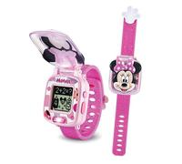 VTech - Reloj de juego interactivo de Minnie, reloj digital para niños, juguete de Minnie - Edades 3-7 - Contenido en Frances
