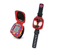 VTech - Reloj Educativo de Spin, Spidey y su Superequipo, Juguete Niños +3 Años, Voz Original, Juegos Educativos, Cronómetro, Alarma y Esferas Personalizables, Versión ESP