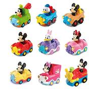VTech - Surtido Coches interactivos TutTut Bólidos Disney, válidos para Todos playsets de la colección TutTut, Personajes mágicos Mickey, Minnie, Daisy, Goofy y Donald, Solo se envía un vehículo