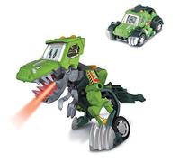 VTech Switch & Go Dinos Barro, el Tiranosaurio Rex 4x4, Dinosaurio electrónico Interactivo transformable en Coche con Voz, Funciones, más de 60 Sonidos y Frases, Color Verde (80-197222)