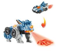 VTech - Switch&Go Dinos Fire, Pincho el tricerátops, Dinosaurios y Figuras de acción, Juguete transformable 2 en 1 Dino-Car para niños +3 años, Versión ESP
