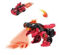 VTech - Switch&Go Dinos Fire, Raudo el T-Rex, Dinosaurios y Figuras de acción, Juguete transformable 2 en 1 Dino-Car para niños +3 años, Versión ESP