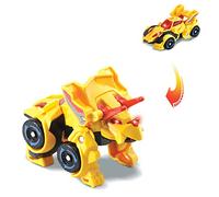 VTech - Switch&Go Dinos Tino el tricerátops bólido, Dinosaurios y Figuras de acción, Juguete transformable 2 en 1 Dino-Car para niños +3 años, Versión ESP