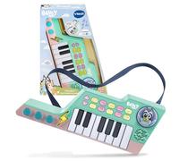 VTech - Teclado-Guitarra de Bluey, Piano y Guitarra interactiva 2 en 1, Elige Entre 10 Instrumentos y Sonidos, CREA Tus propias melodías, Regalo niños +3 años, Versión ESP