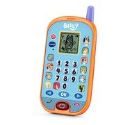 VTech - Teléfono de Actividades de Bluey, Smartphone Educativo, Aprende números, cálculo, lógica y memorización, Juguete para niños +3 años, Versión ESP (80-554622)