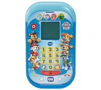 VTech - Teléfono Educativo de la Patrulla Canina, Juguetes Electrónicos Niños +3 Años, Pantalla 6 Colores, 4 Misiones y Micrófono, Teclado 10 Cifras, Voz Original y Grabación, Versión ESP