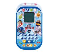 VTech - Teléfono Educativo de Stitch, Juguetes Electrónicos para Niños +4 Años, Pantalla LCD, Banda Luminosa, Minijuegos de Matemáticas, Voz Original, Teclado y Llamadas, Versión ESP