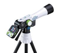 Vtech Genius Xl Telescopio Digital Interactivo Con Cámara Y Pantalla Color De 2,4", 110x Zoom, Microsd, Contenido Nasa Y Trípode Ajustable 74 Cm