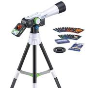VTech - Telescopio Multimedia Aventuras espaciales, Aprendizaje Stem | A partir de 7 años, Pantalla a Color, +200 Fotos y vídeos de la NASA, 4 pilas AA, 92.4 x 57.2 x 65.4 cm, Versión ESP