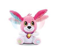 VTech - Todo-Habla conmigo rosa, juguete interactivo que repite, mueve la cabeza y las orejas, peluche de bebé con funciones, juego escalable y educativo, regalo infantil a partir de 1 año - Contenido