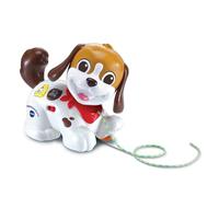 VTech - Totut 1,2,3 Paseos, Juguete para Disparar, Cachorro Interactivo para Caminar, Perro Que Mueve la Cabeza, Juguete Musical y Educativo, Regalo Infantil a Partir de 1 año - Contenido en francés